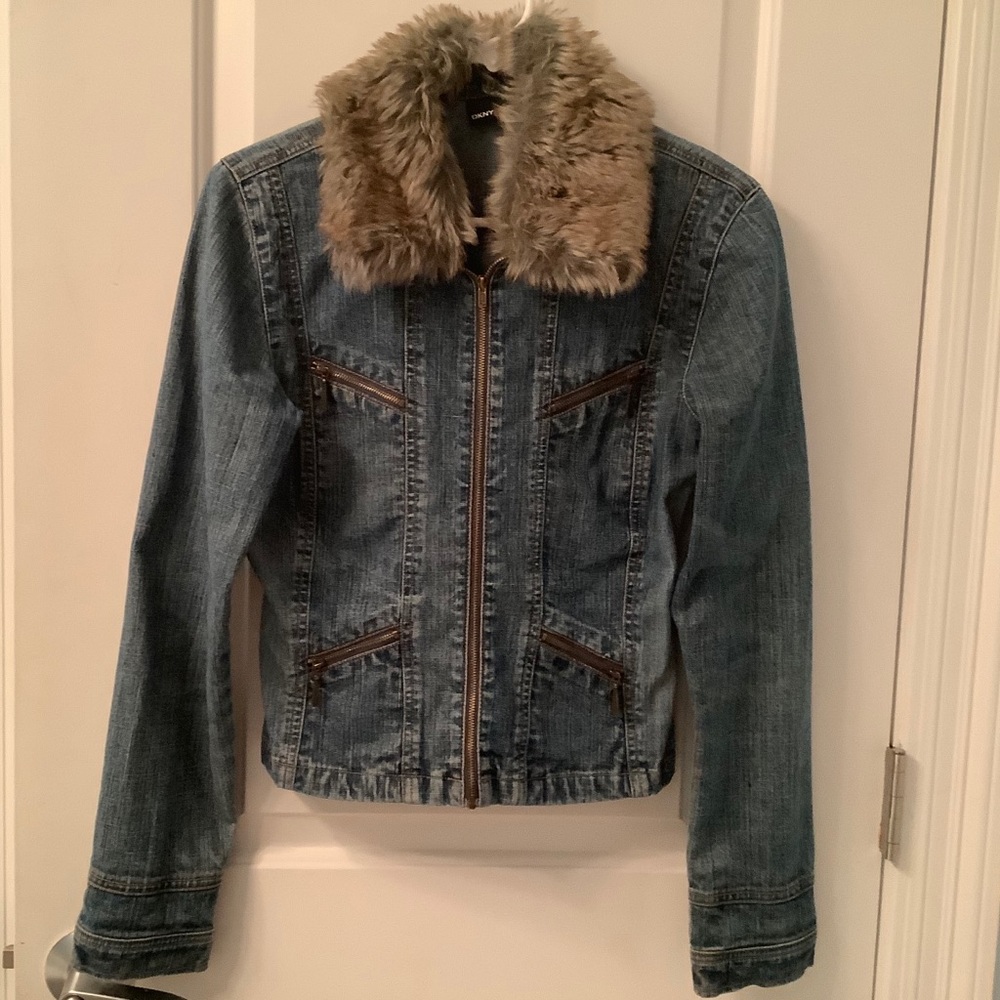 vintage DKNY Jeans jean jacket - Picture 1 of 7